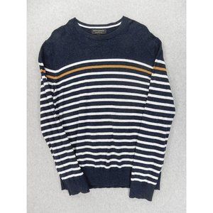 Banana Republic Premium Luxe Yarn Crew Sweater‎ (Men's Small) Blue